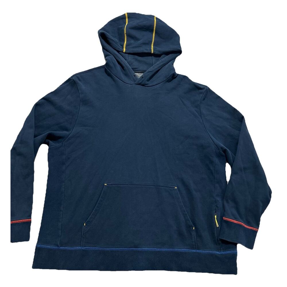 BOMBAS Hoodie Sweater Men’s XXL Blue Long Sleeve Pullover‎ - no string